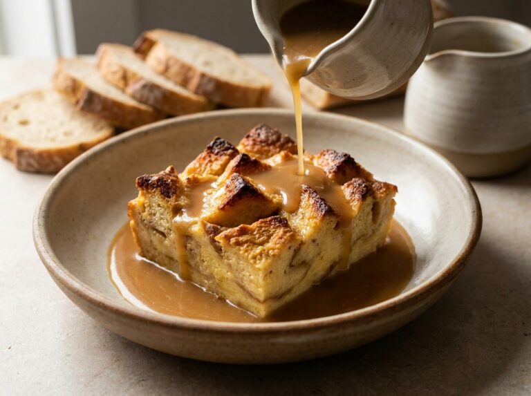 Bread Pudding with Bourbon Sauce