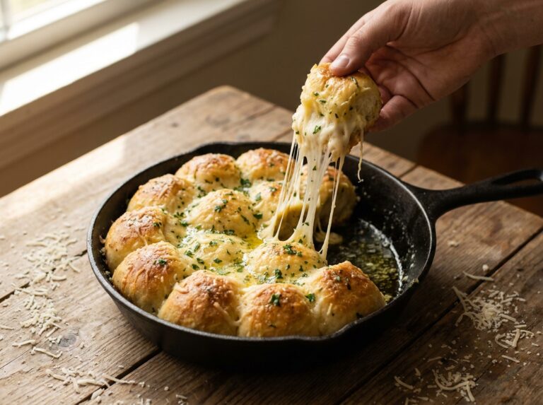 Garlic Parmesan Pull-Apart Bread